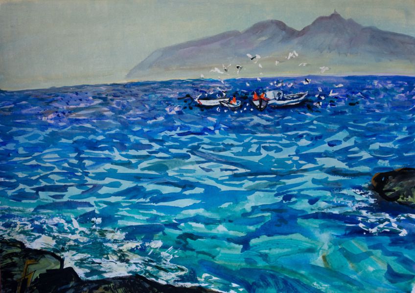 Ирина Гладун. «Лов рыбы. Море»