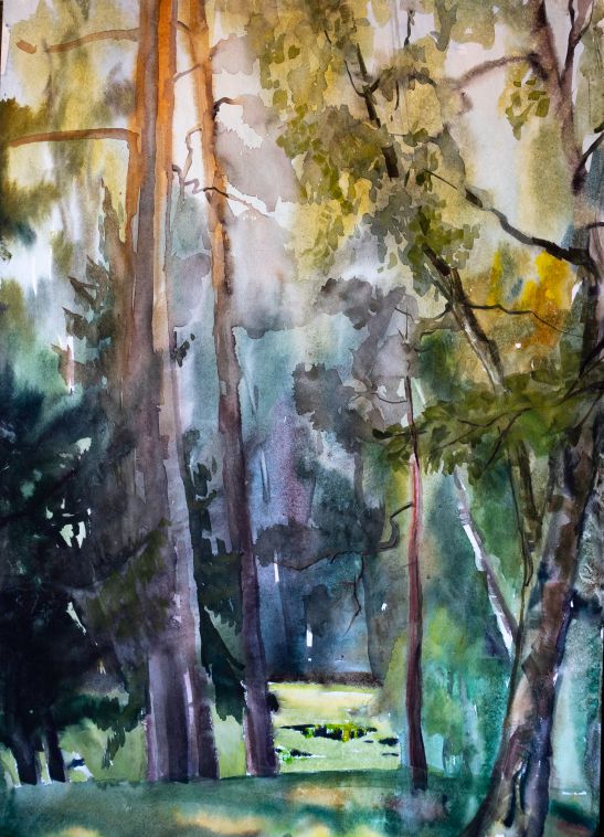 «Pavlovsk. Early morning»