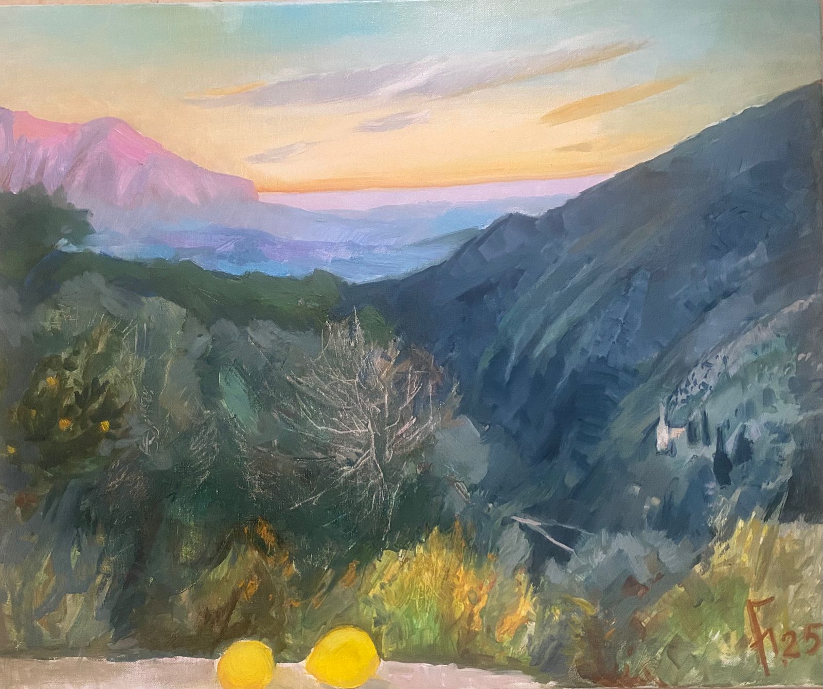 «Evening in the Mountains of Andalusia»