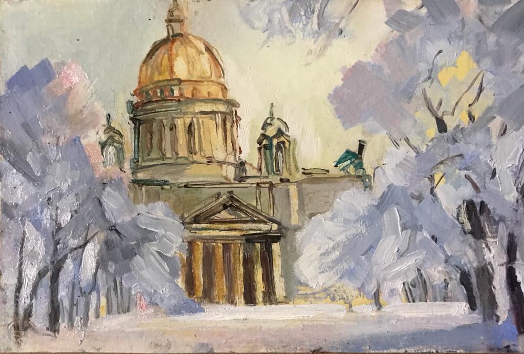 «St. Isaac’s Cathedral in Winter»